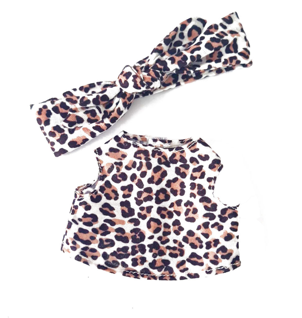 Orange Toys Haarband en mouwloze korte top voor Amigas poppen