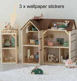 Maileg Maileg mousehole farmhouse aanbouw / 3 x wallpaper stickers