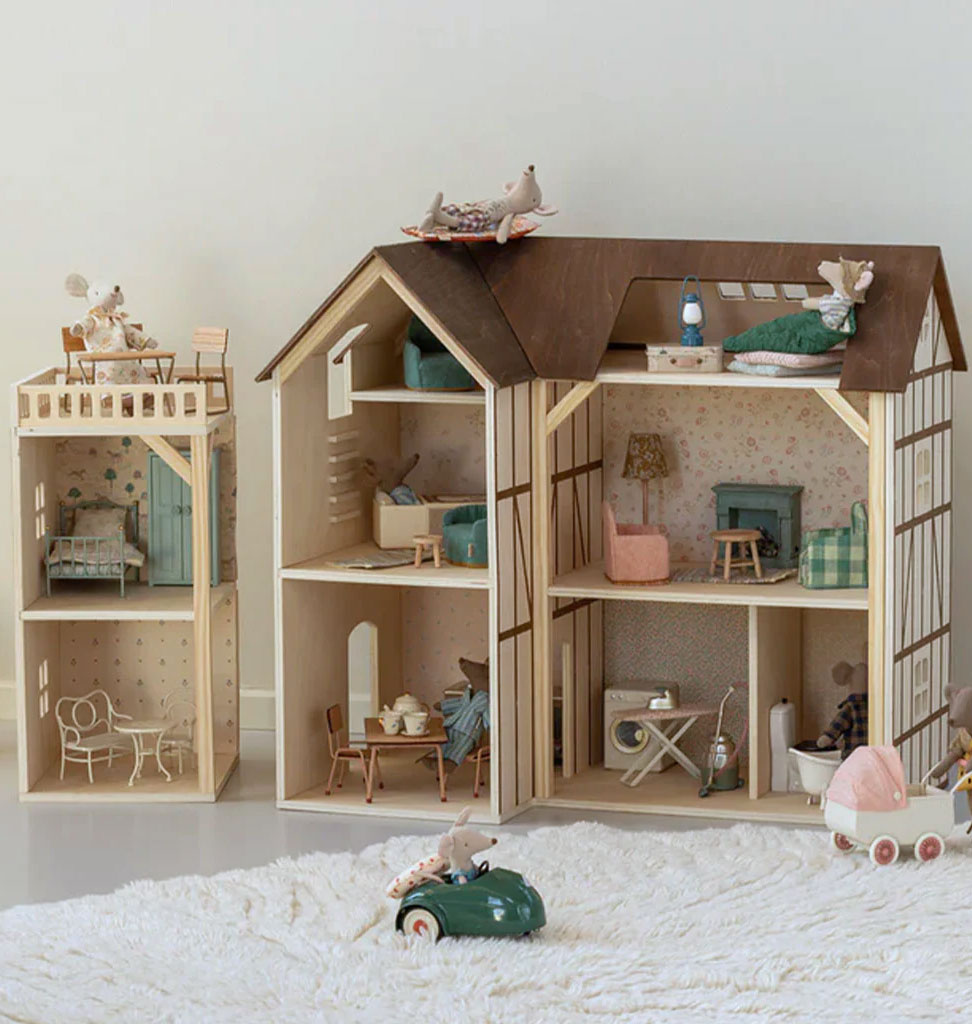 Maileg Maileg Mauseloch Bauernhaus Erweiterung / 3 x Tapetenaufkleber