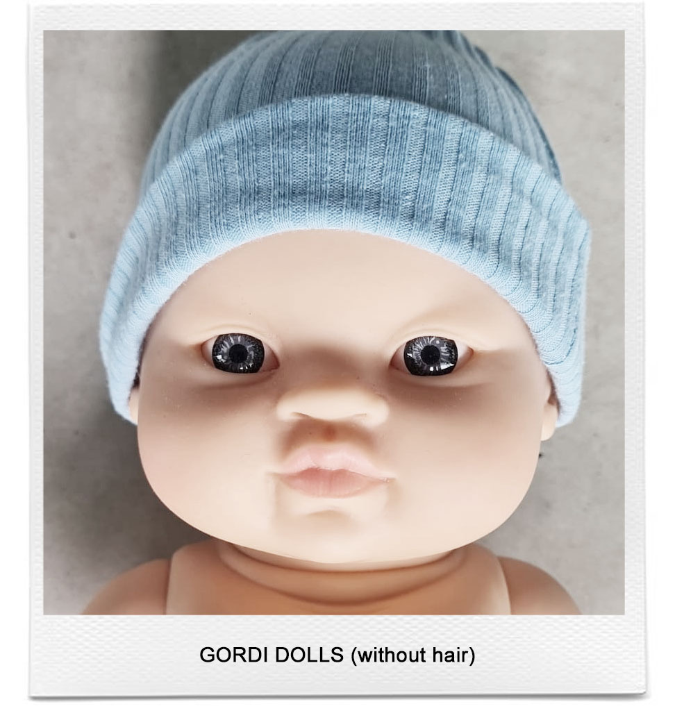 Orange Toys Blauw mutsje van Orange Toys voor Gordi poppen