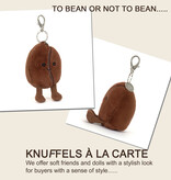 Jellycat knuffels Jellycat Amuseables Coffee Bean Taschenanhänger / Anhänger / Schlüsselanhänger / Taschenhänger