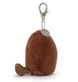 Jellycat knuffels Jellycat Amuseables Coffee Bean Taschenanhänger / Anhänger / Schlüsselanhänger / Taschenhänger
