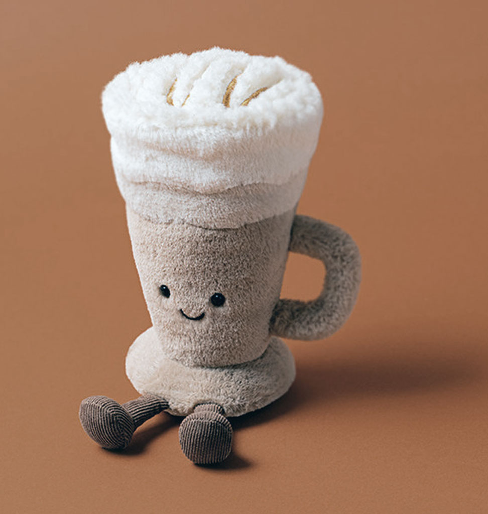 Jellycat knuffels Jellycat Amuseables Latte (Kaffee)
