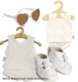 Minikane  Minikane sunglasses LOONA for Gordi dolls / heart shape cream