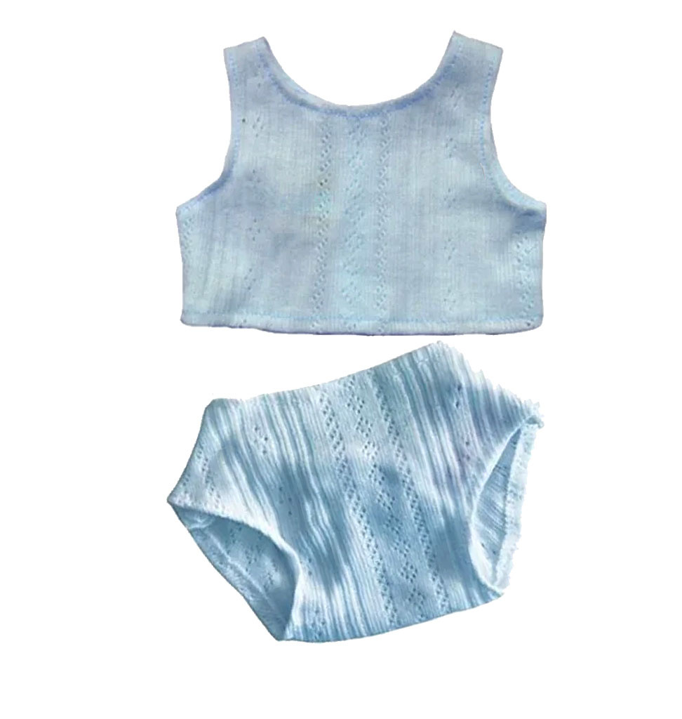 Paola Reina poppen Paola Reina underwear set blue for Gordi dolls