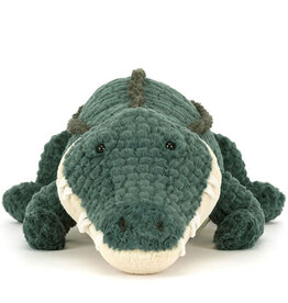 Jellycat knuffels Jellycat Allexi Alligator, chef of the swamp kitchen..