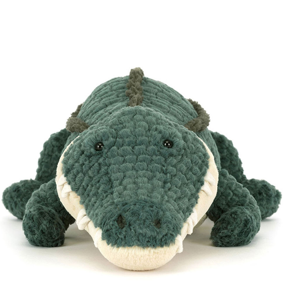 Jellycat knuffels Jellycat Allexi Alligator, chef of the swamp kitchen..