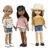 Minikane  Paola Reina zwarte schoenen voor Amigas poppen