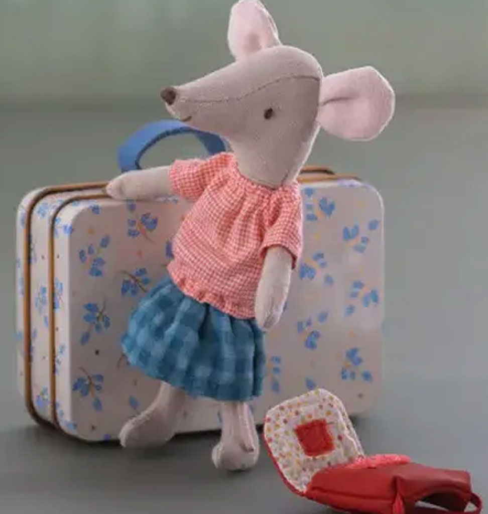 Maileg Maileg metal suitcase Madelaine blue