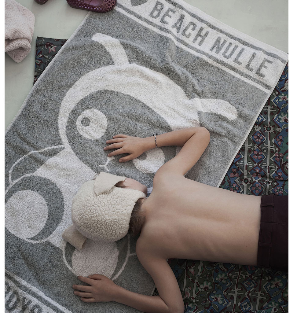 Luckyboysunday Luckyboysunday badhanddoek Nulle 70 x 130 cm