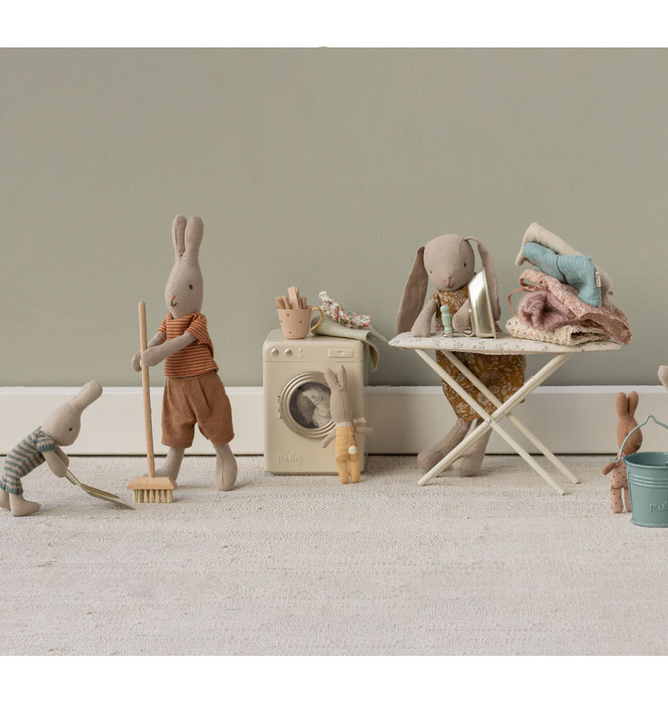 Maileg Maileg miniatuur bezemset met stofblik