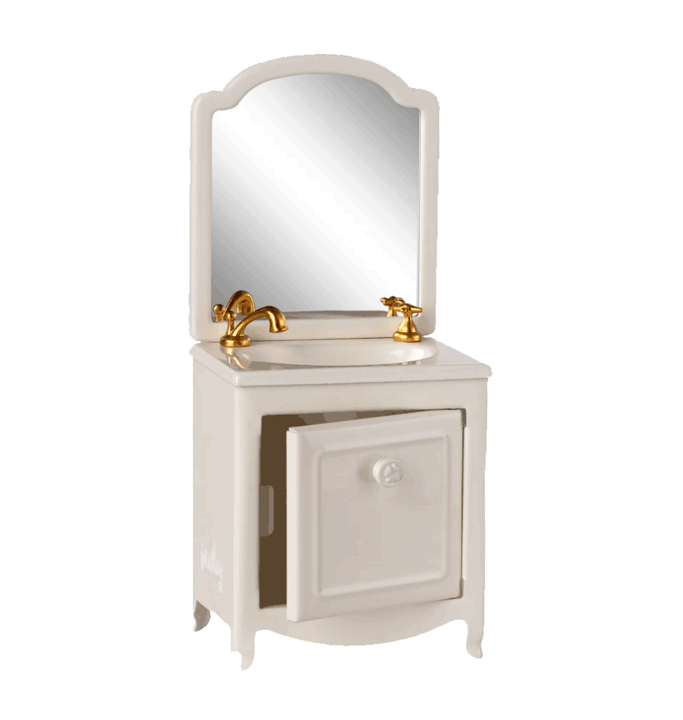 Maileg Maileg bathroom furniture off white for the mice