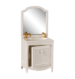 Maileg Maileg Badezimmermöbel in Cremeweiß für die Mäuse