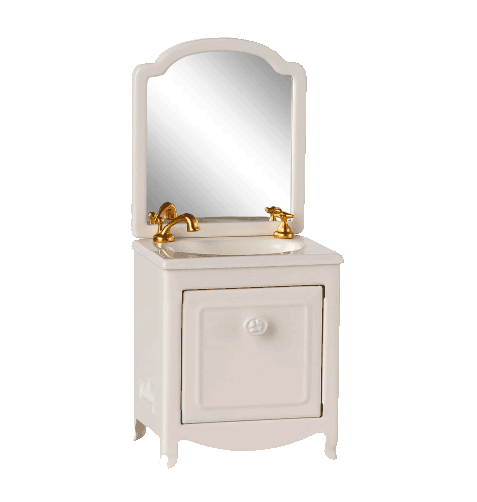 Maileg Maileg bathroom furniture off white for the mice