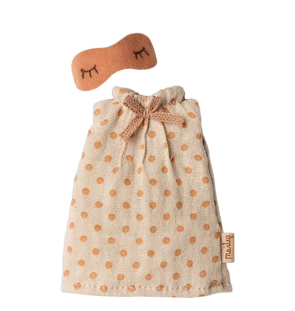 Maileg Maileg nightgown with sleep mask for mother mouse
