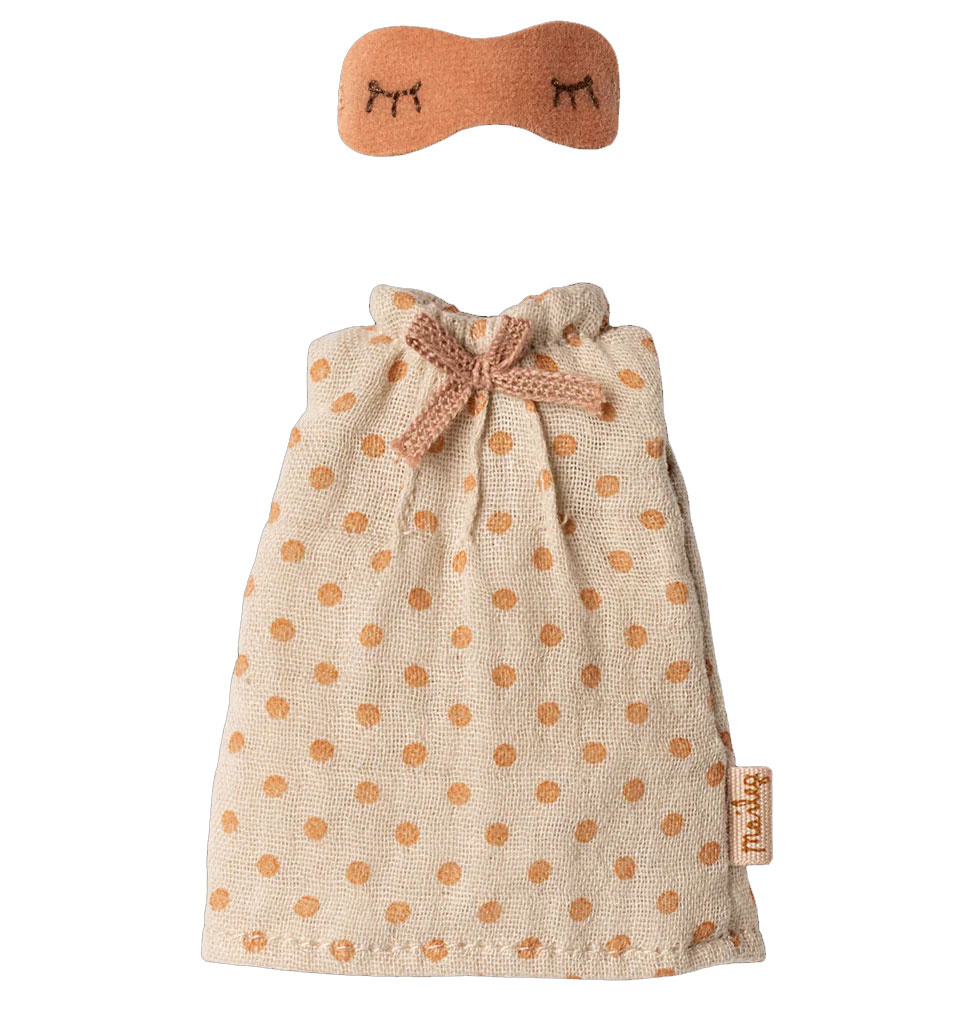 Maileg Maileg nightgown with sleep mask for mother mouse