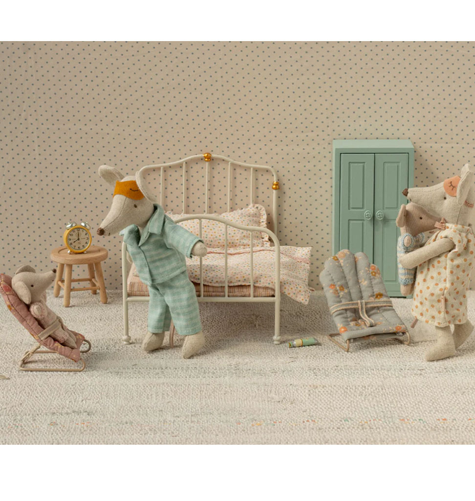 Maileg Maileg pajamas with sleep mask for father mouse