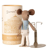 Maileg Maileg balletdanser Big Brother muis met standaard en geschenksdoos