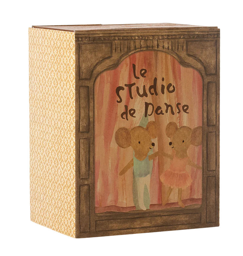 Maileg Maileg Ballet mice in dance studio, Little sister and brother
