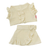 Heless Heless wrap skirt with top for the Gordi dolls / ecru