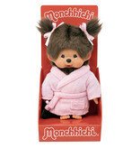 Monchhichi Monchhichi meisje met roze badjas