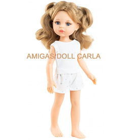 Paola Reina poppen Paola Reina Amigas Puppe Carla dunkelblondes Haar
