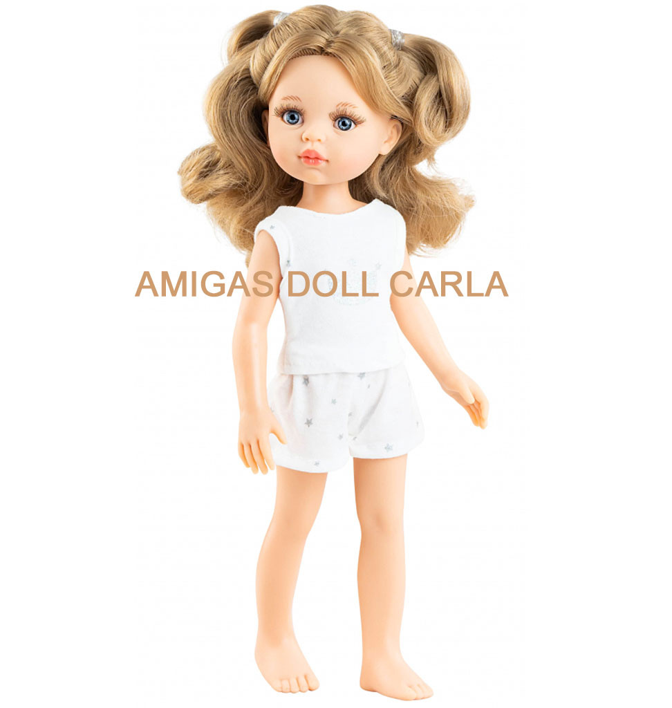 Paola Reina poppen Paola Reina Amigas pop Carla donkerblond haar