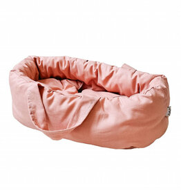 Hollie Hollie doll carrier with cushion and duvet / travel cot peach