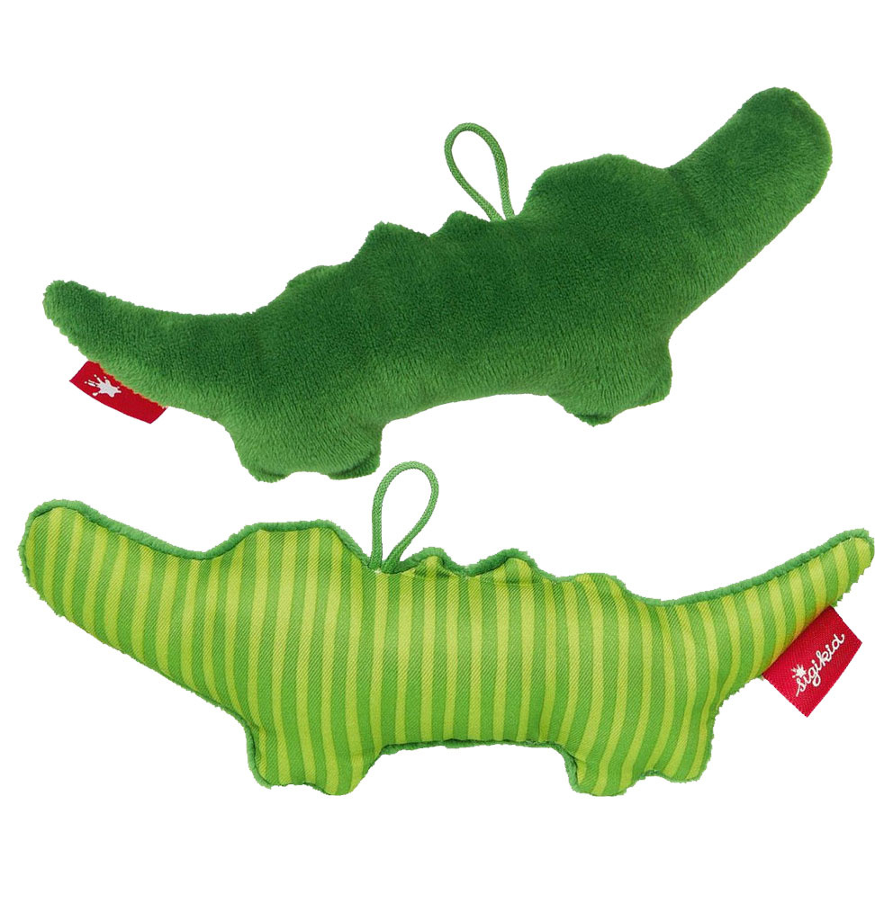 Sigikid (Beasts) Sigikid rattle and grasping toy crocodile