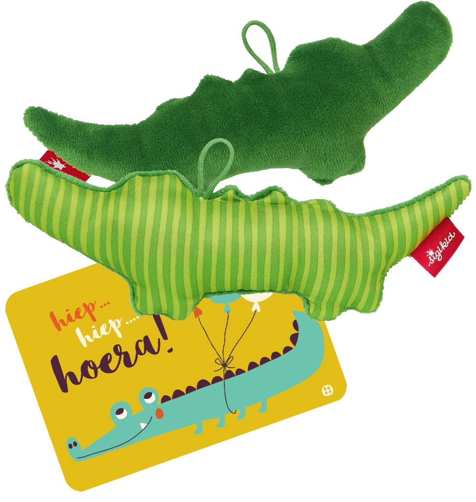 Sigikid (Beasts) Sigikid rattle and grasping toy crocodile