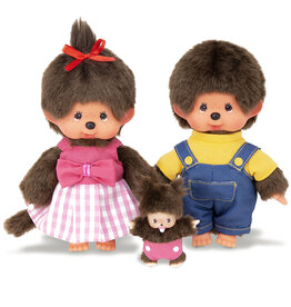 Monchhichi Monchhichi familie set in vensterdoos