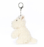 Jellycat knuffels Jellycat Munro Scottie dog bag charm / tassenhanger