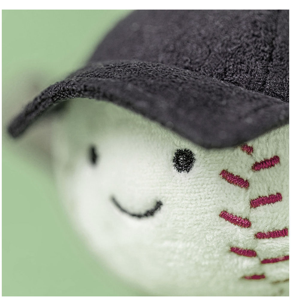 Jellycat knuffels Jellycat Amuseables Sport-Baseball-Taschenanhänger