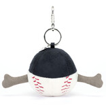 Jellycat knuffels Jellycat Amuseables Sport-Baseball-Taschenanhänger