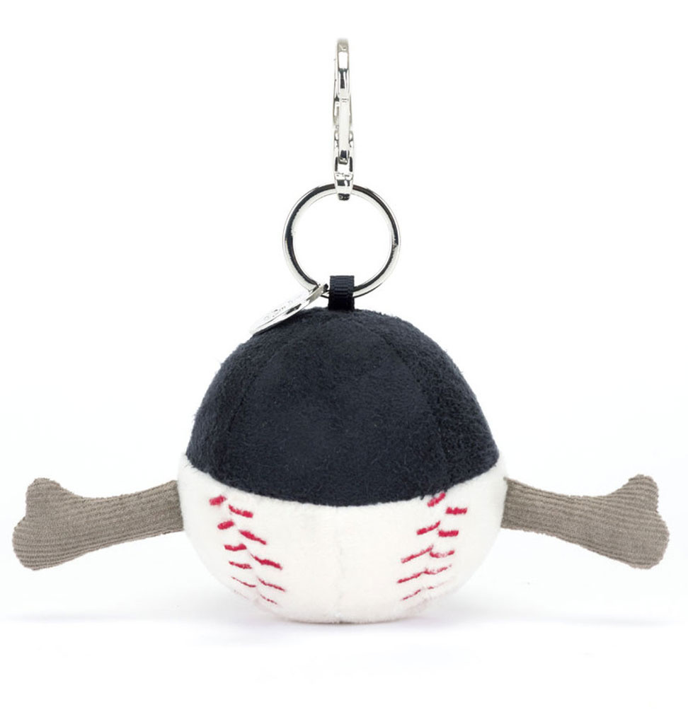Jellycat knuffels Jellycat Amuseables Sport-Baseball-Taschenanhänger