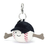 Jellycat knuffels Jellycat Amuseables Sport-Baseball-Taschenanhänger