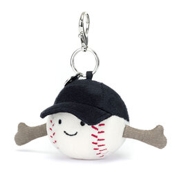 Jellycat knuffels Jellycat Amuseables sports baseball bag charm