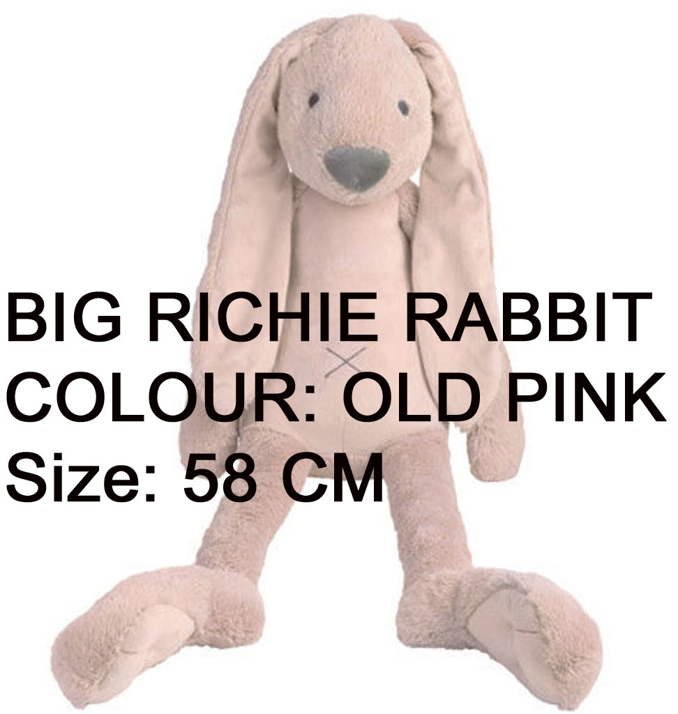 Happy Horse Happy Horse Rabbit Richie XL in old pink 58 cm