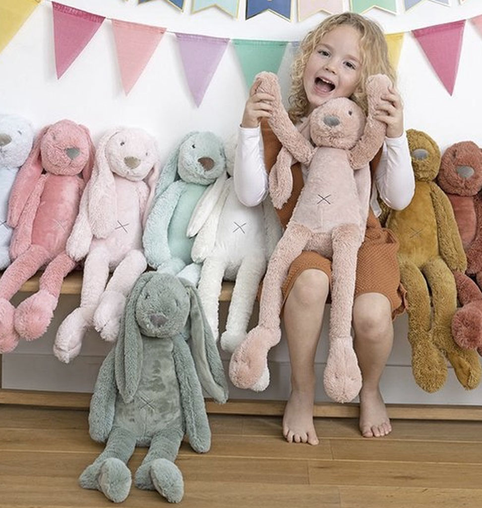 Happy Horse Happy Horse Rabbit Richie XL in old pink 58 cm