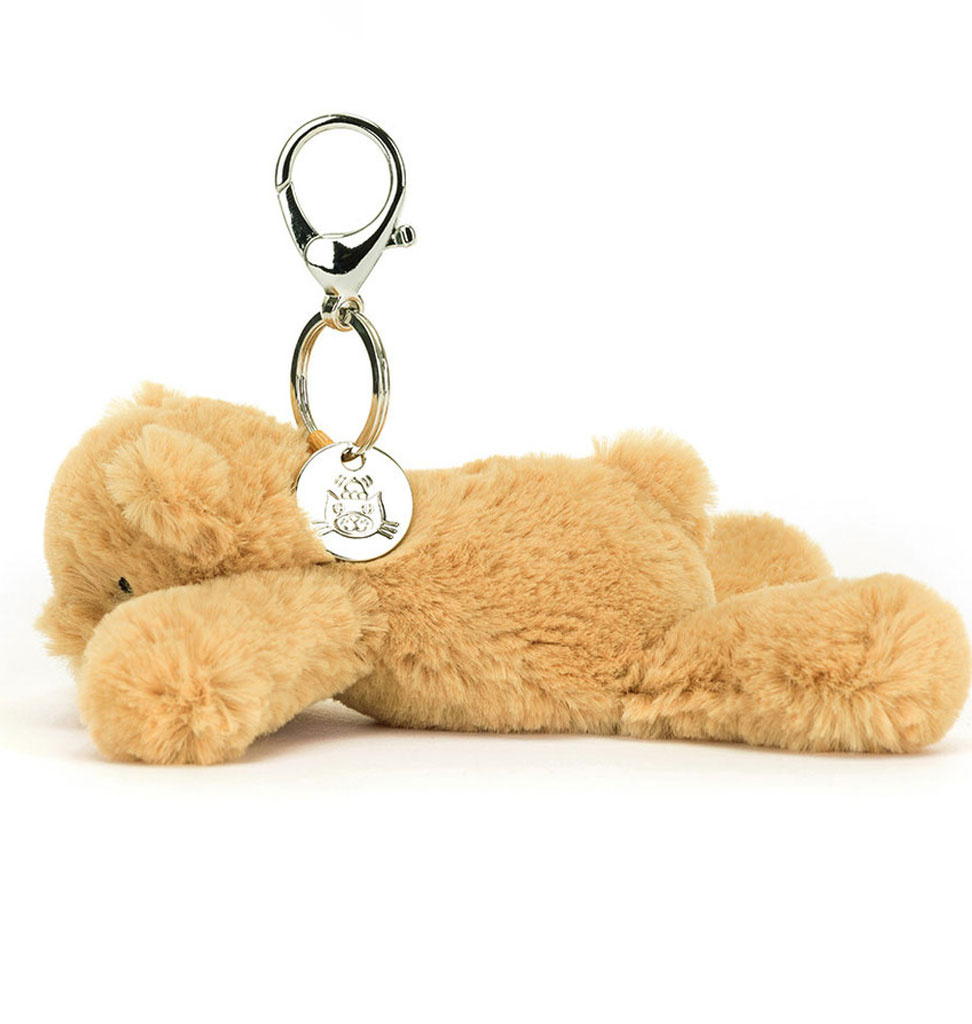 Jellycat knuffels Jellycat Smudge bear bag charm