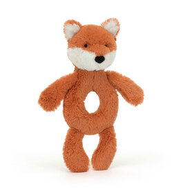 Jellycat knuffels Jellycat Bashful fox ring rattle