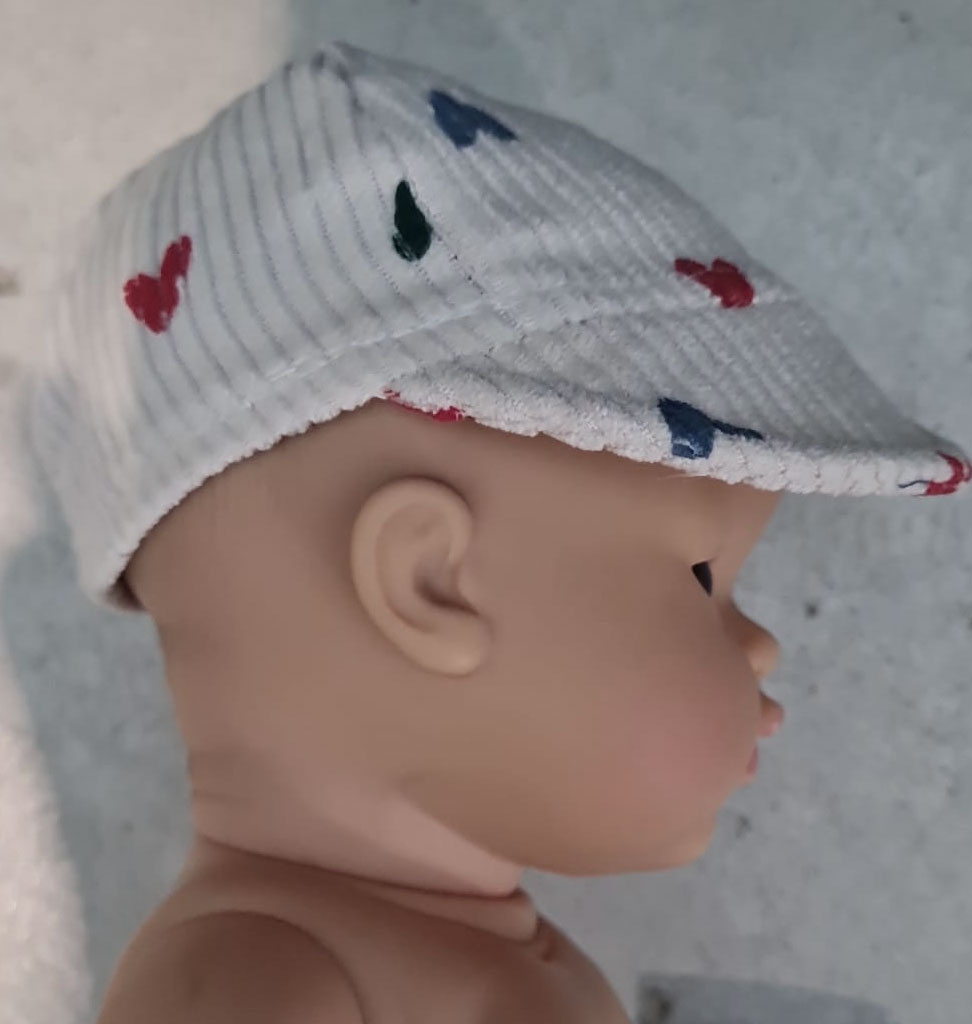 Heless Heless Mütze für Puppen 28-35 cm / Herzkonfetti