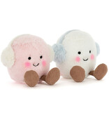 Jellycat knuffels  Jellycat Amuseables Toastie Pink and White Marshmallows