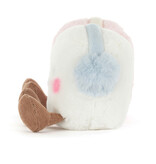 Jellycat knuffels  Jellycat Amuseables Toastie Rosa und weiße Marshmallows