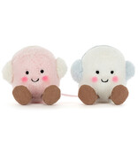 Jellycat knuffels  Jellycat Amuseables Toastie Rosa und weiße Marshmallows