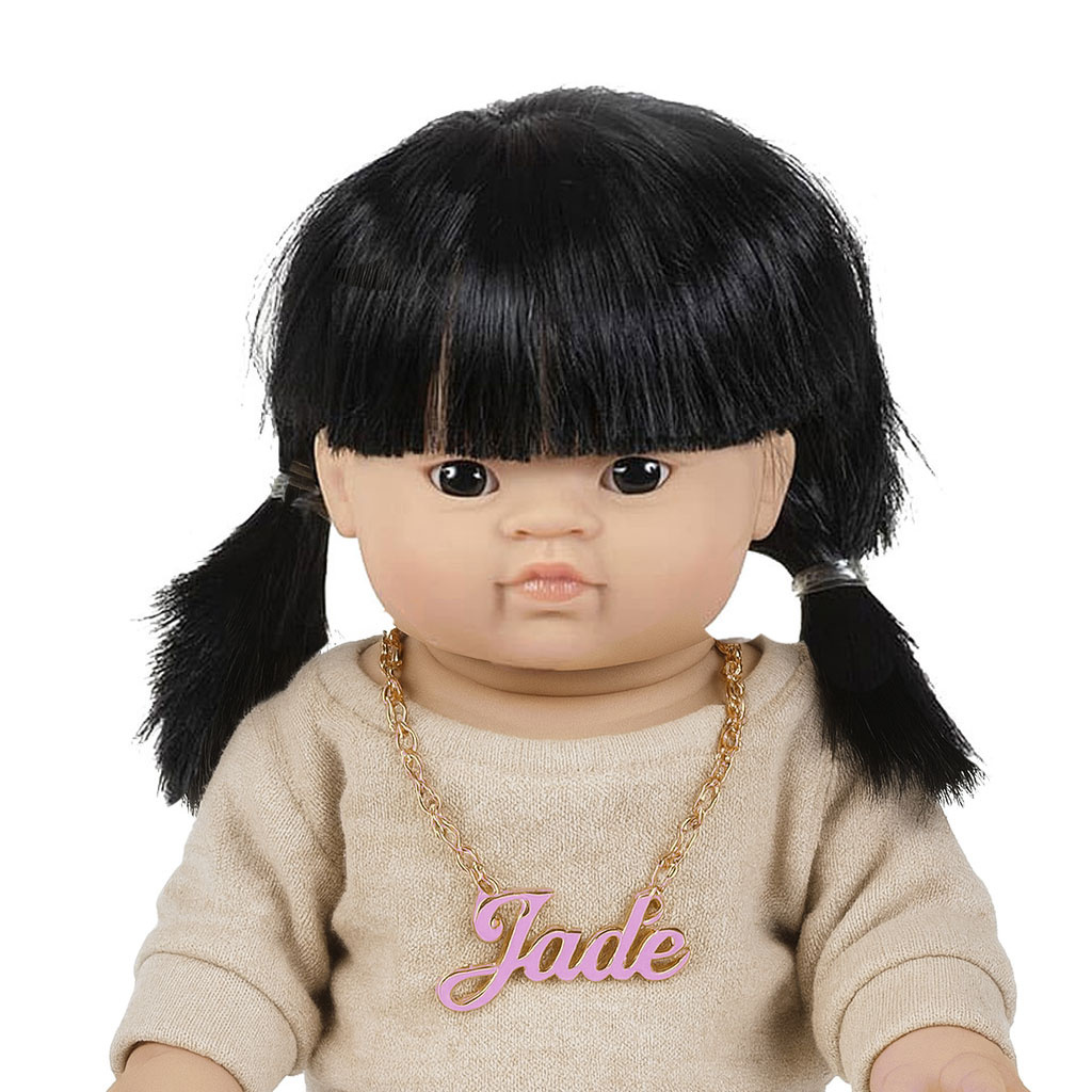 Minikane  Minikane Paola Reina doll Jade with pigtails