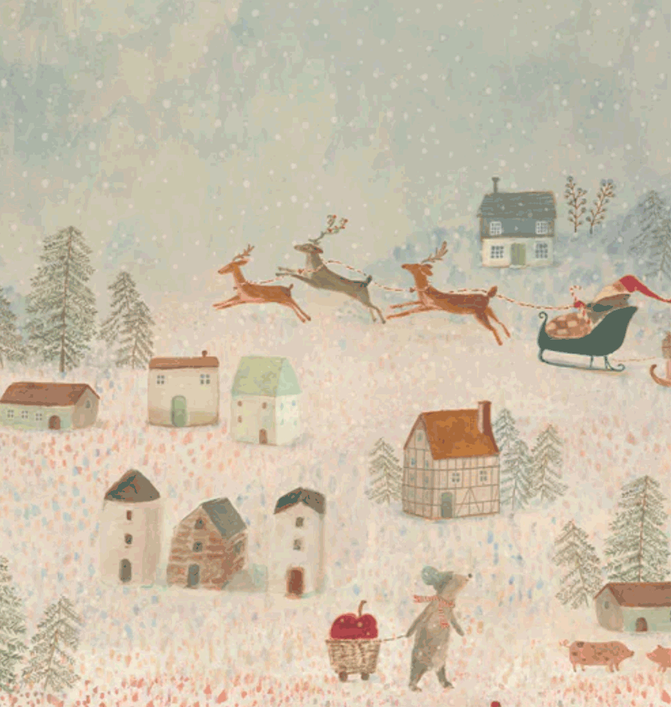 Maileg Maileg gift wrapping paper Santa is coming