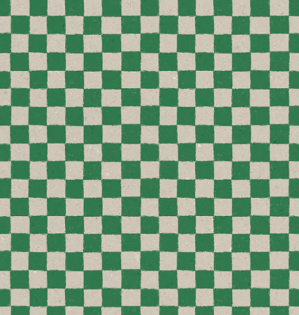 Maileg Maileg gift wrapping paper checker green