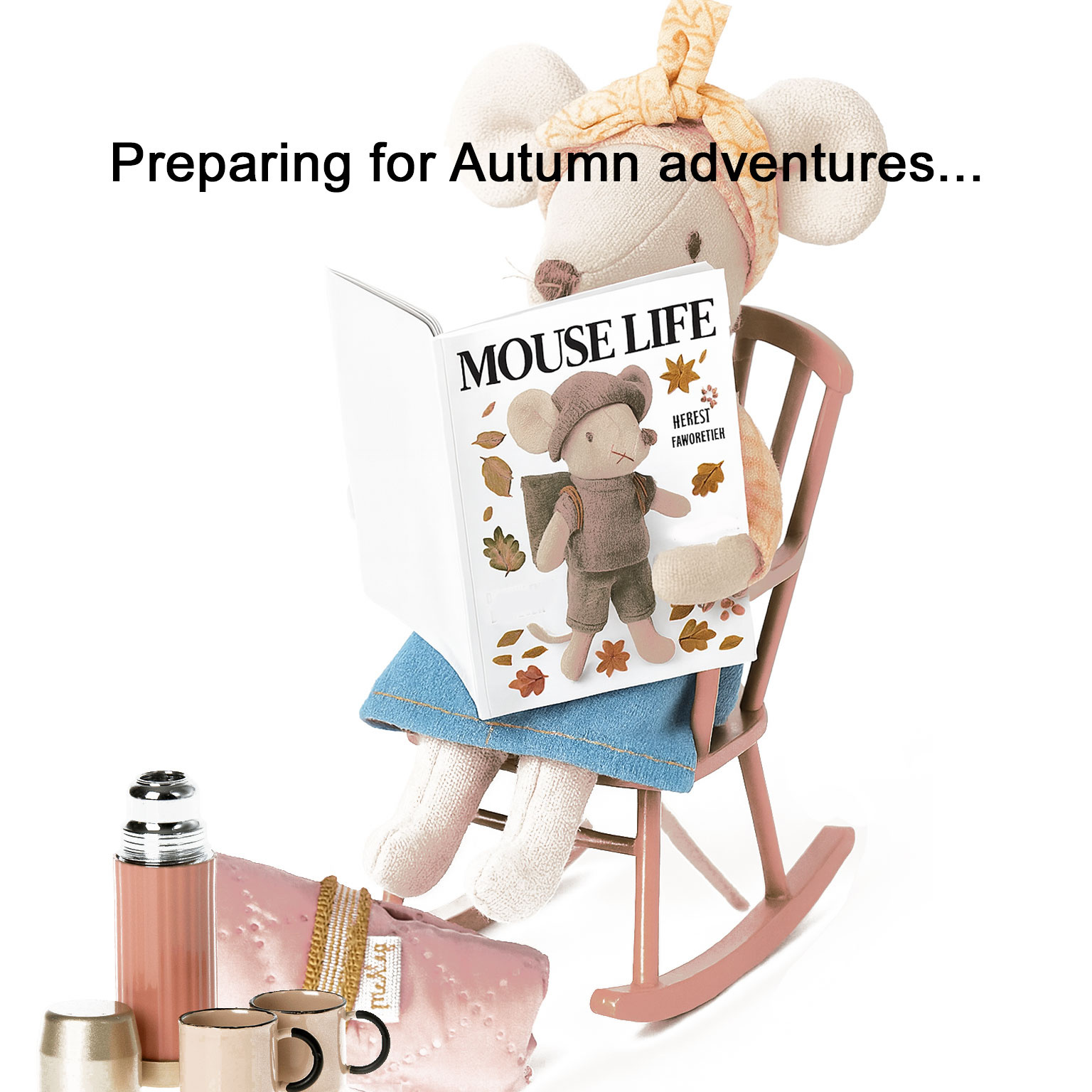 Maileg Maileg Big Sister hiker mouse / collection 2025
