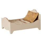 Maileg Maileg wooden bed with bedding for the mice / off white